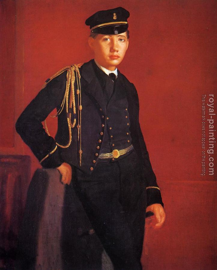 Edgar Degas : Achille De Gas in the Uniform of a Cadet